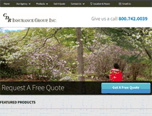 Tablet Screenshot of cdrinsurance.com